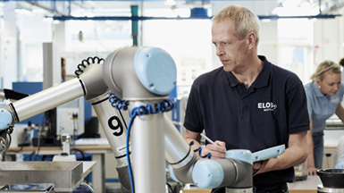 Universal Robots' cobot in action